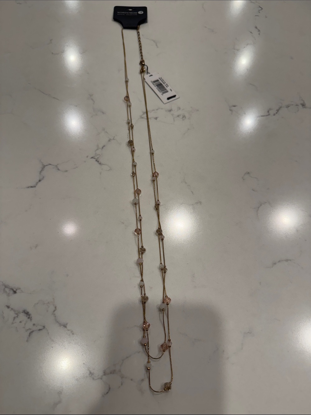 Swarovski crystal necklace brand new double layer